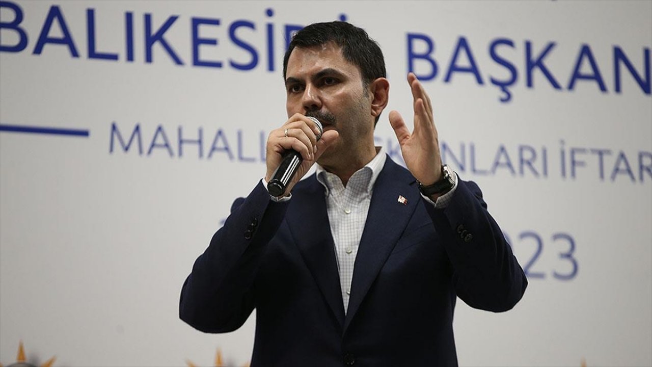 Bakan Kurum: "Afetin 55'inci gününde 70 bin konutun temellerini atan bir Türkiye var"