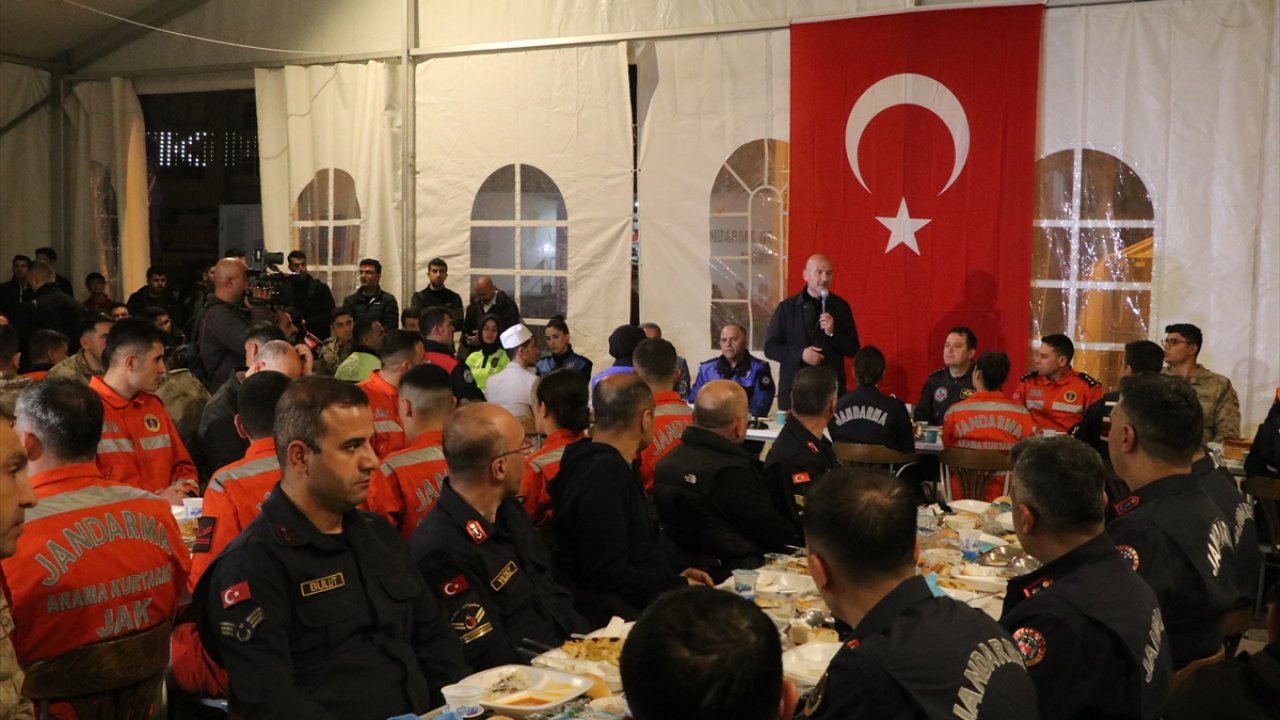 Bakan Soylu, Kahramanmaraş'ta iftar programında konuştu: "Çok çabuk zamanda bu bölgeler toparlanacak"