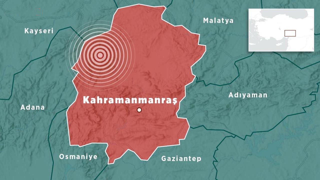 Kahramanmaraş'ta sabaha karşı şiddetli deprem!