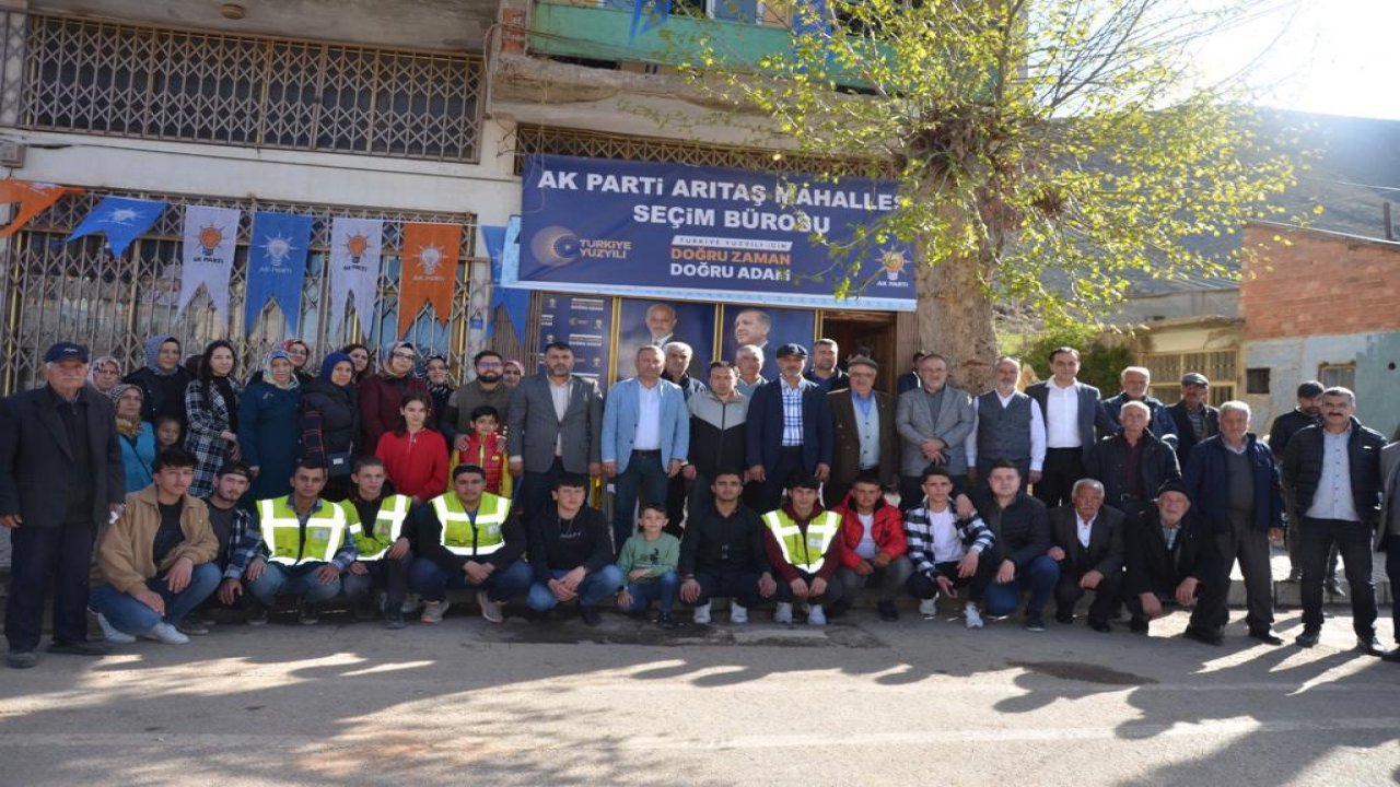 Kıraç, Arıtaş’ta  Seçim Bürosu Açılışını Yaptı!