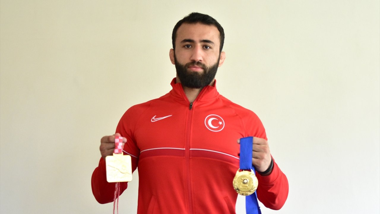 Kahramanmaraşlı şampiyon olimpiyata odaklandı!