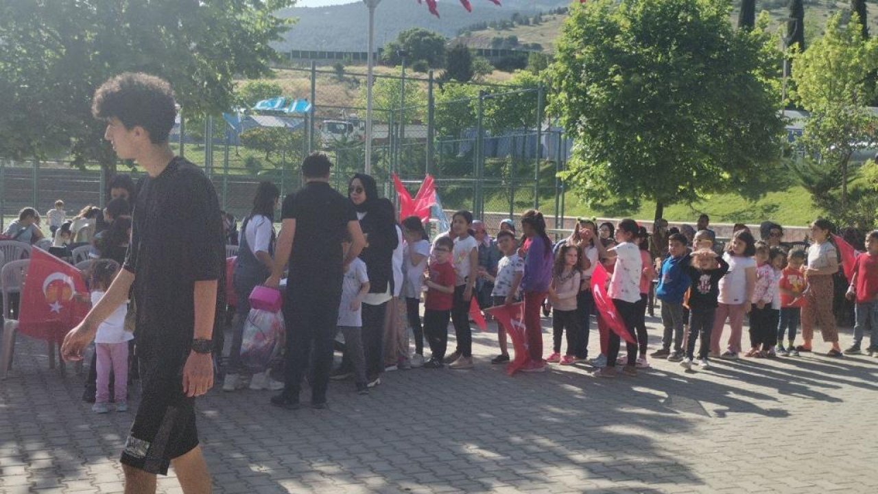 Kahramanmaraş’ta çocuklar gönüllerince eğlendi