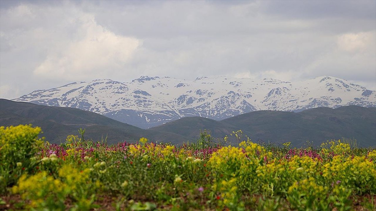 Bayburt'ta kar yağdı