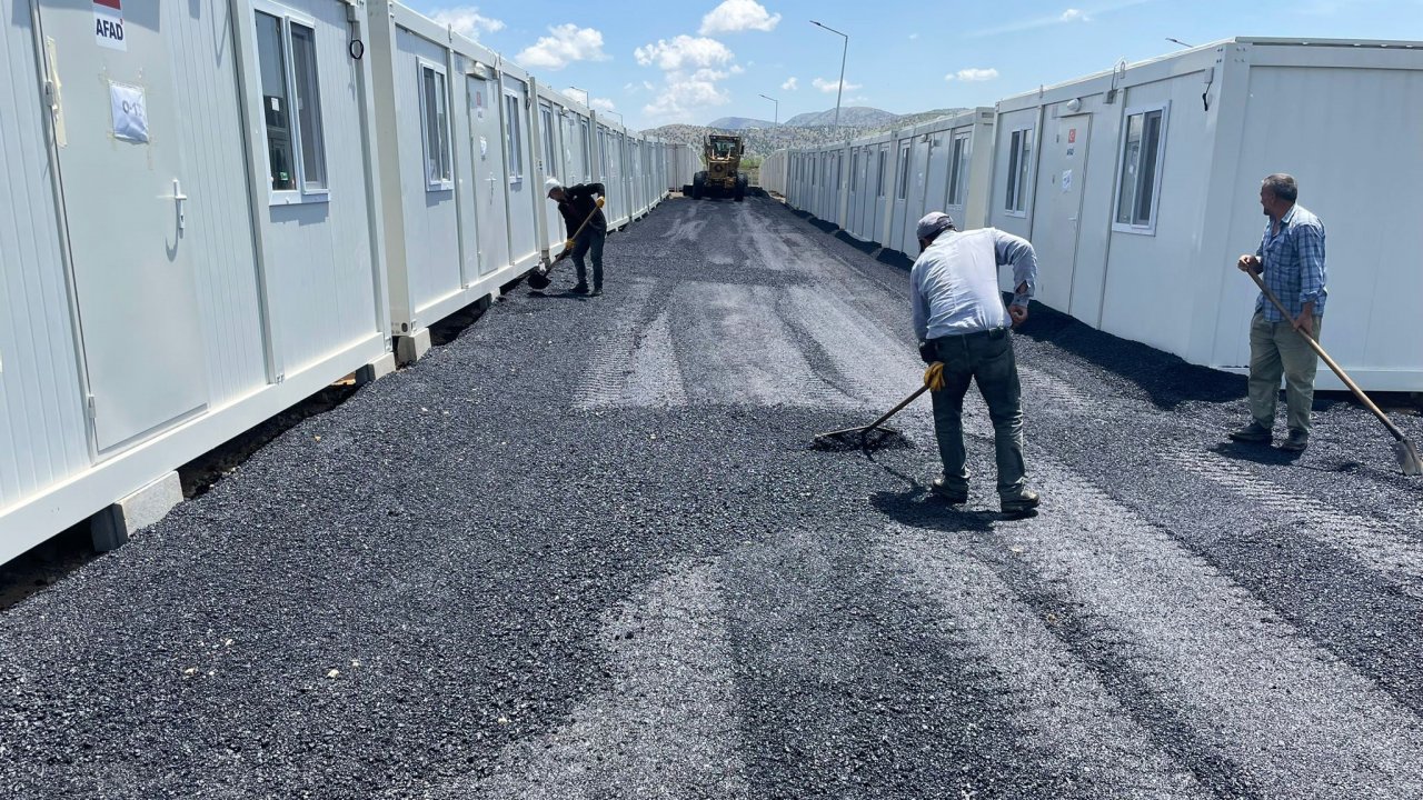 Nurhak Konteyner Kent’te Alt ve Üstyapı Sürüyor