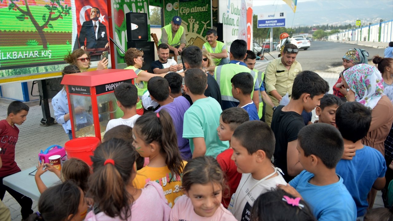 "Yeşil vatan tırı" çocuklar için Kahramanmaraş'ta!