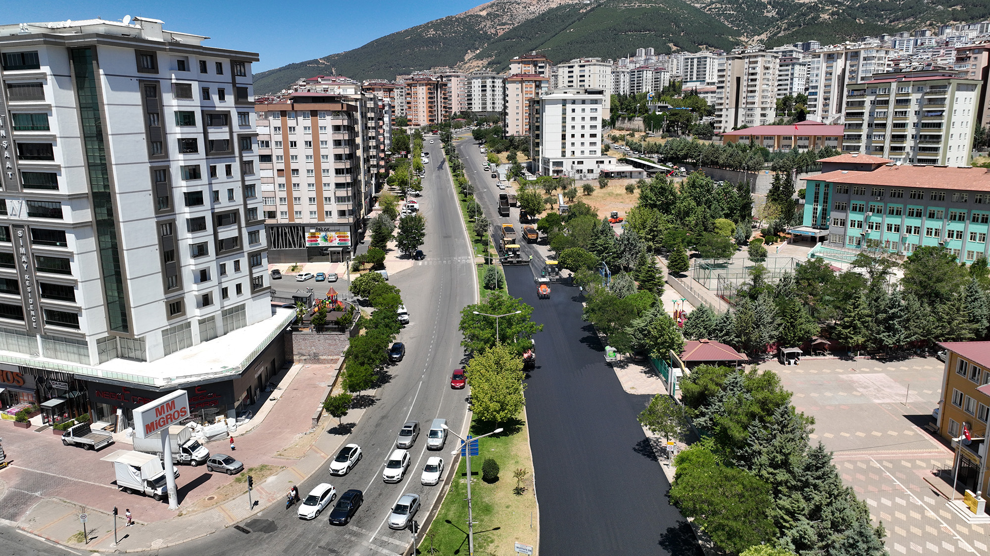 Kahramanmaraş’ta bir cadde daha yenileniyor!