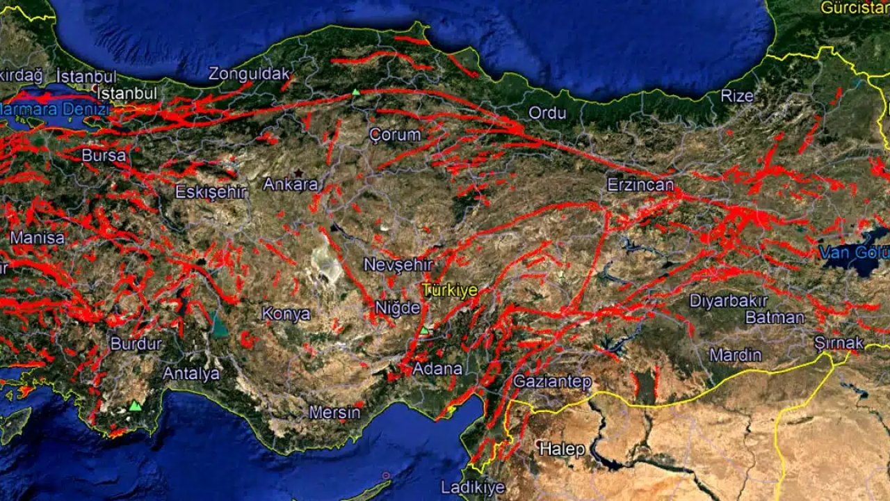 Listede adresiniz var mı bakın! Evinizin altından fay hattı geçiyor olabilir!