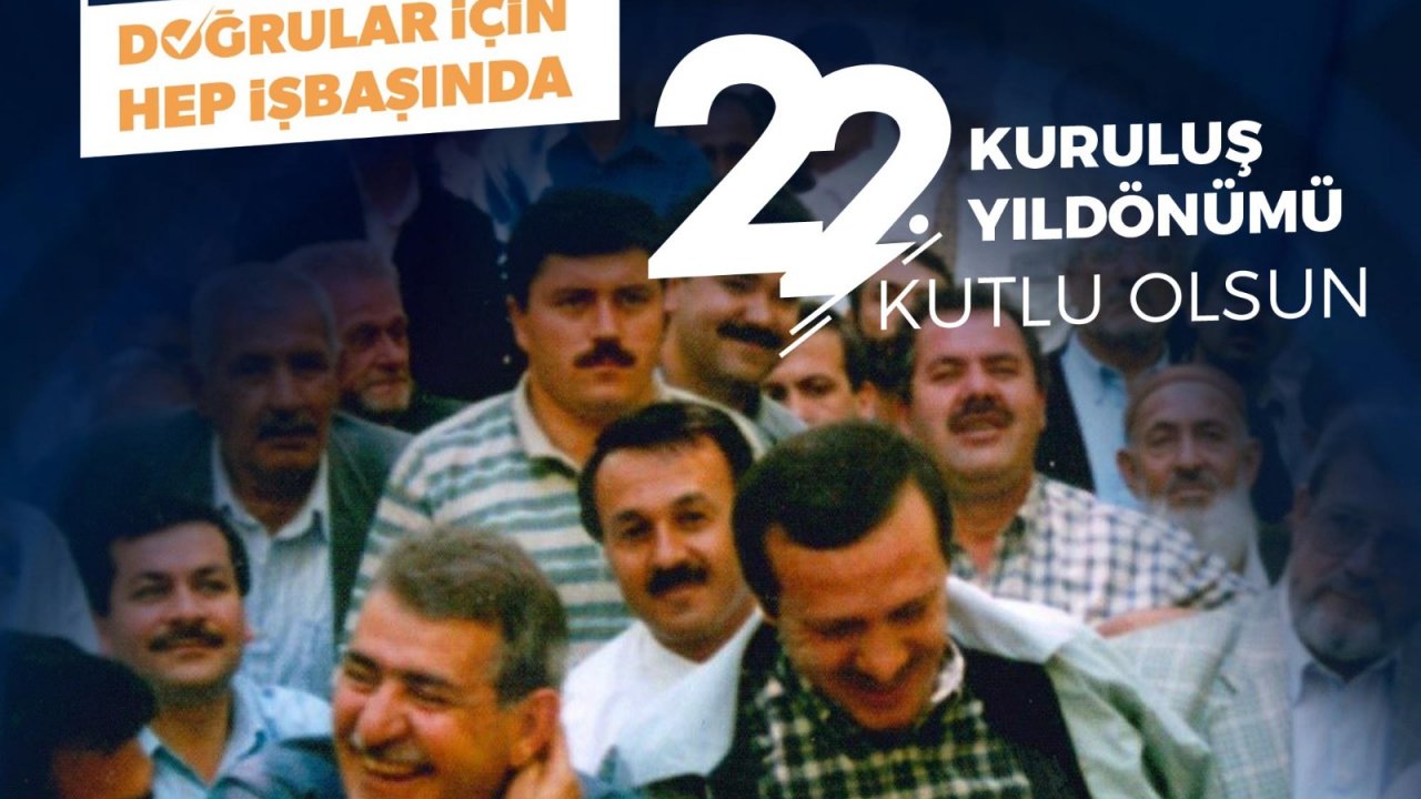 Başkan Mahçiçek;  “İlk kıvılcımı Kahramanmaraş’tan atılan AK Parti’miz 22 yaşında”