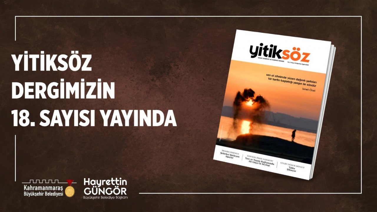 Yitiksöz’ün Yeni Sayısı yayında!