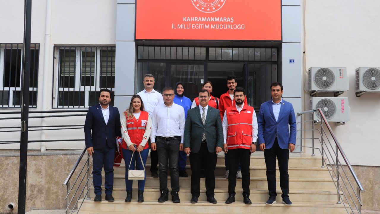 Kahramanmaraş’ta MEB ve Kızılay arasında protokol imzalandı!