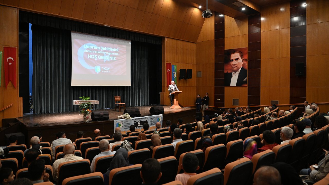 Kahramanmaraş’ta Bertiz Vakfından Deprem Şehitleri için anma!