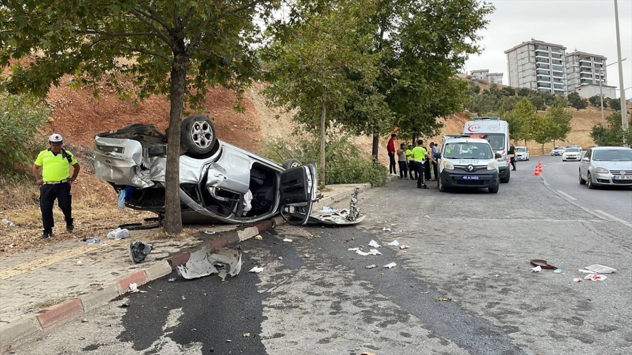 Kahramanmaraş’taki feci kazada 5 kişi yaralandı!