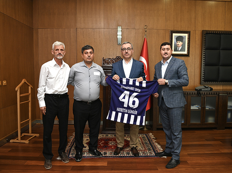 Başkan Güngör, Karaziyaret Spor Yönetimini Ağırladı!