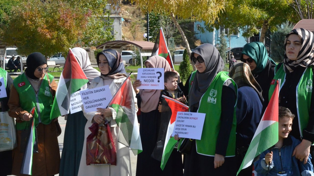 Kahramanmaraş'ta Filistin'e destek gösteri düzenlendi!