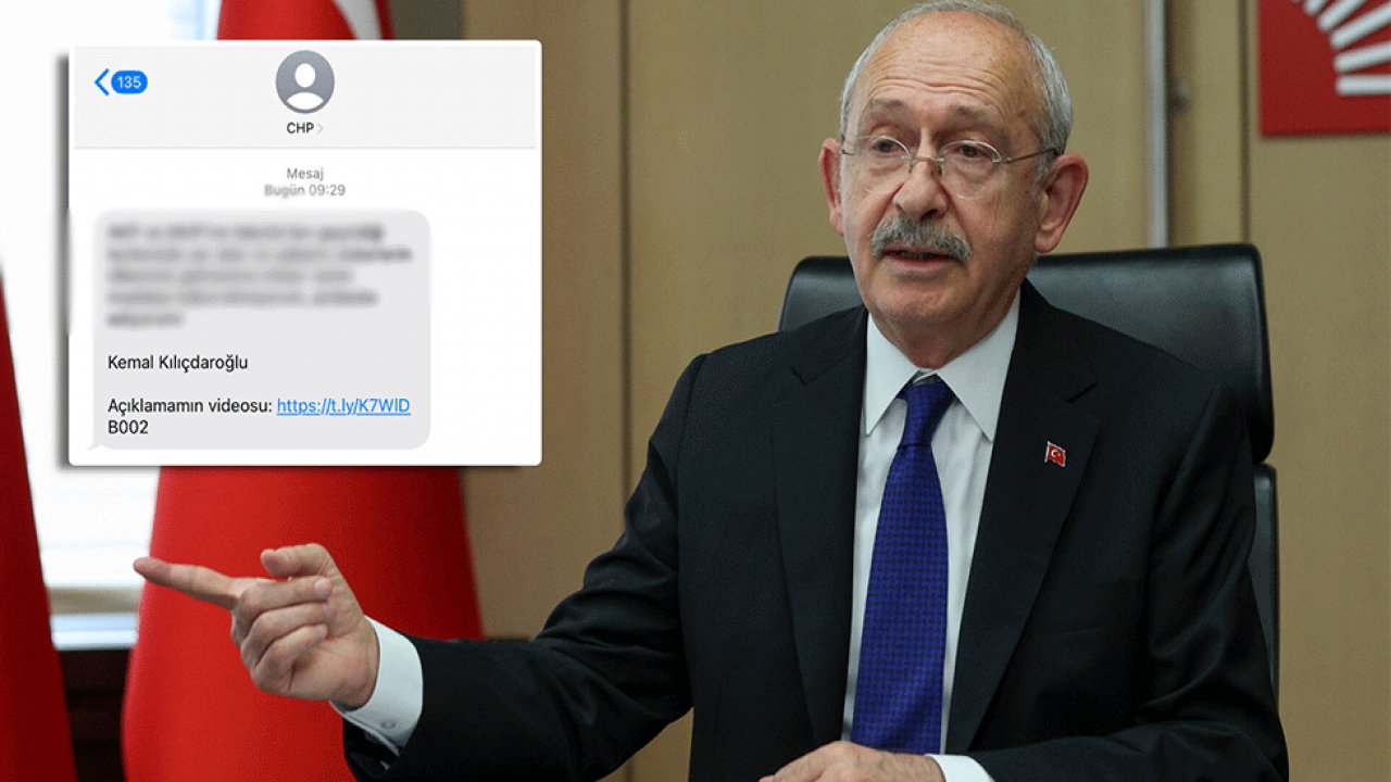 Kılıçdaroğlu'ndan Kahramanmaraş’a toplu SMS!