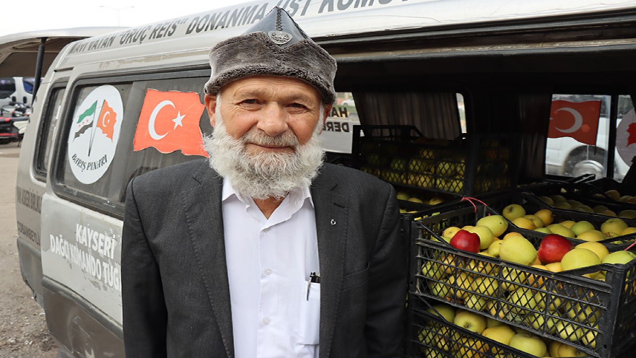 "Elmacı Dede"nin meyveleri Kahramanmaraşlı çocukları sevindirdi!