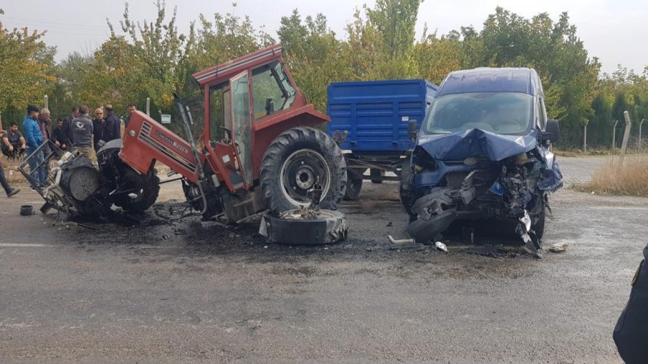 Kahramanmaraş’ta traktör ikiye bölündü!