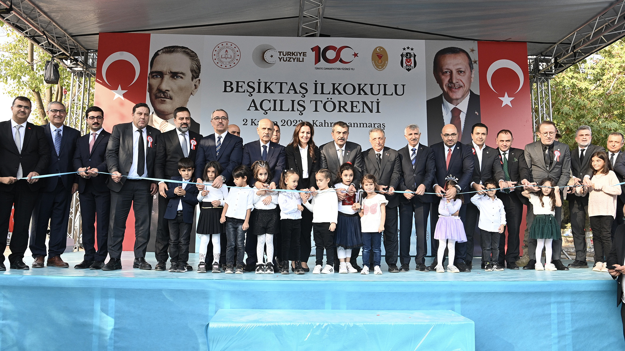 Pazarcık’ta Beşiktaş İlkokulu’nun açılışı gerçekleştirildi!