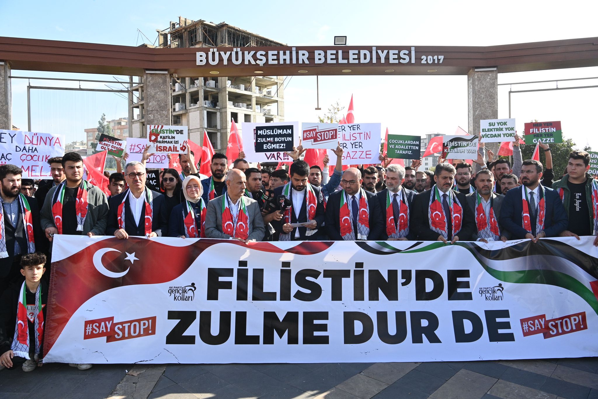 Başkan Güngör “Filistin İçin En Yüksek Sesle Haykırmaya Devam Edeceğiz”