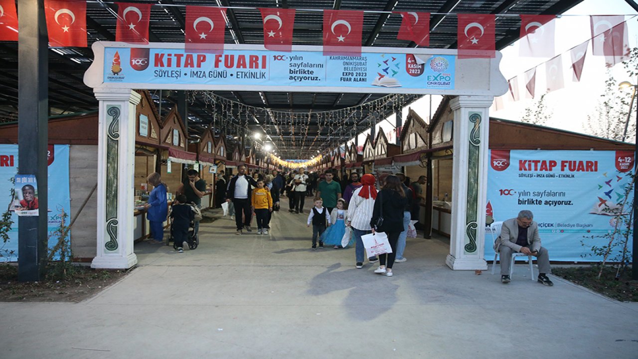 Kahramanmaraş EXPO Kitap Fuarına 475 bin ziyaretçi!