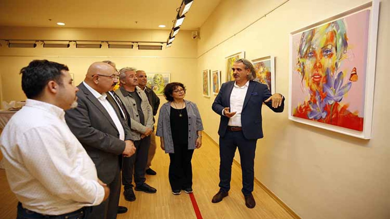 SANKO Sanat Galerisi’nde Bakışlar Temalı Resim Sergisi