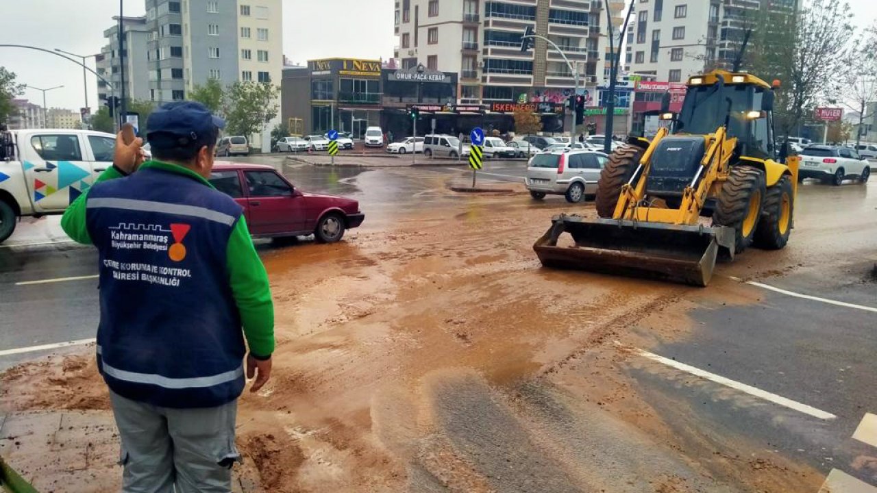 Kahramanmaraş’ta sağanak yağış seferberliği!