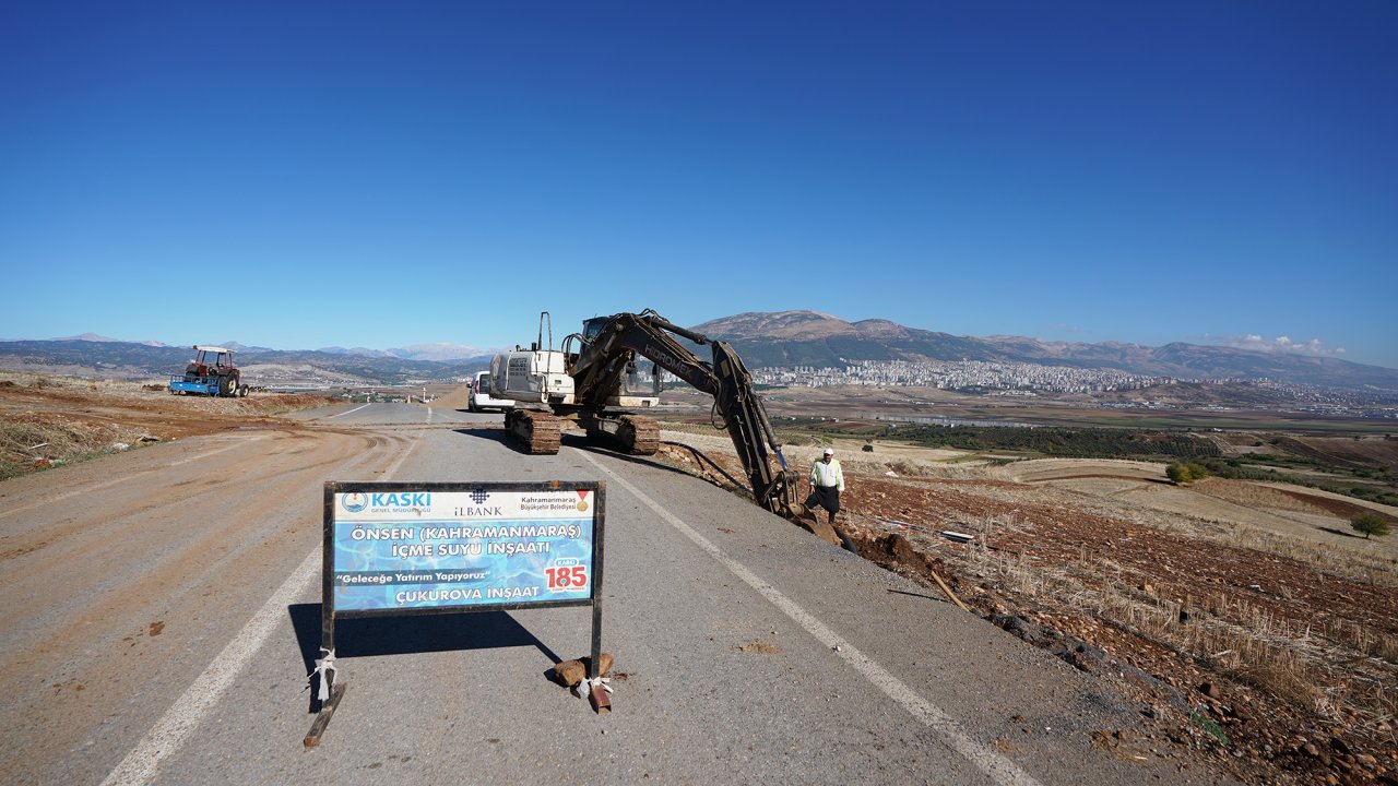 Kahramanmaraş’ta Önsen İçmesuyu Projesi Tamamlanıyor!