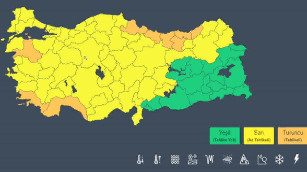 Kahramanmaraş için sarı kod uyarısı!