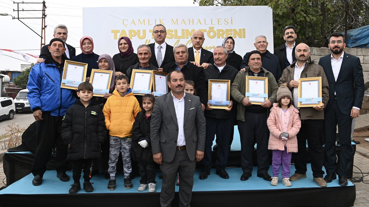 Kahramanmaraş’ta 40 Yıllık Tapu Sorunu Çözüldü!