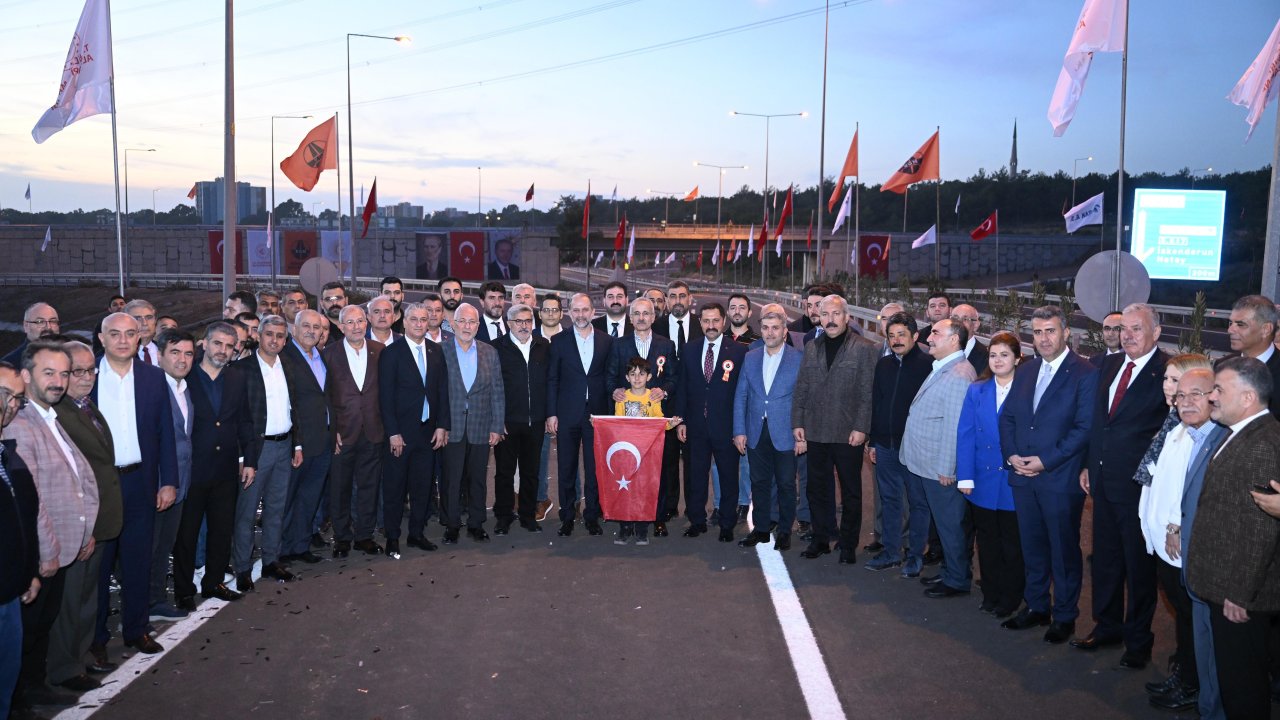 Hatay’da 20 dakikalık yol 2 dakikaya düştü!