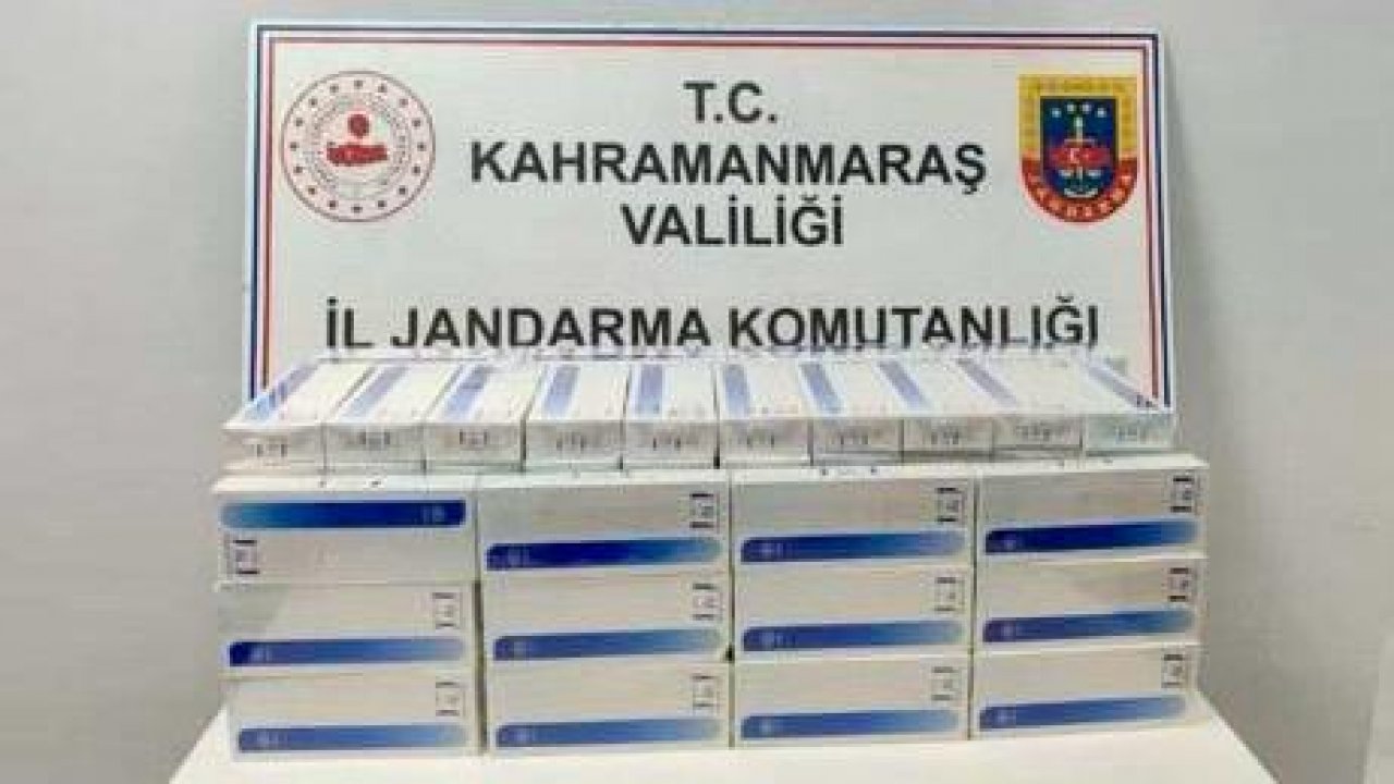 Kahramanmaraş’ta sigara sevkiyatı jandarmaya takıldı!