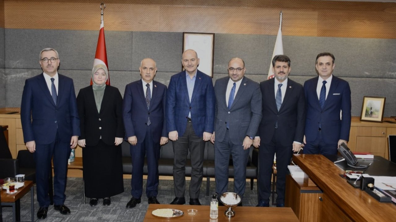 Kahramanmaraş Heyetinden Süleyman Soylu’ya Ziyaret!