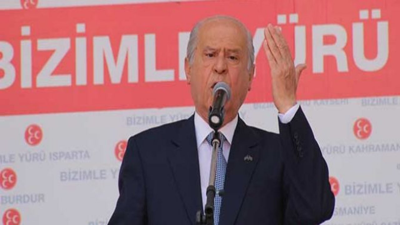 Bahçeli’den Cumhurbaşkanı Erdoğan’a Miting Tepkisi