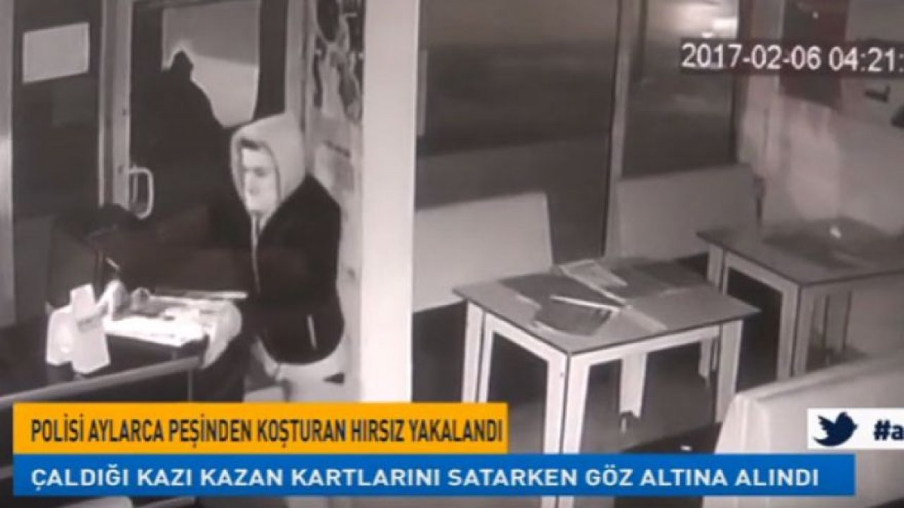 Polisi Aylarca Peşinden Koşturan Hırsız Yakalandı.