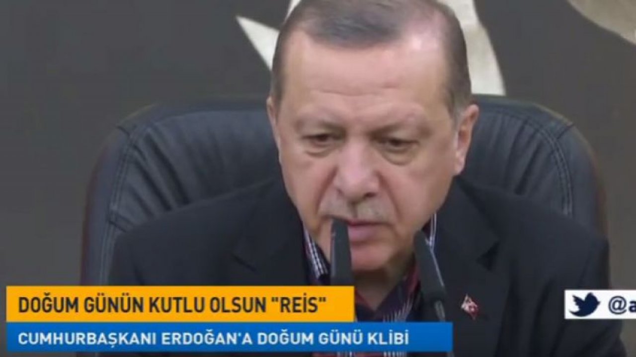 Cumhurbaşkanı Erdoğan'a doğum günü klibi