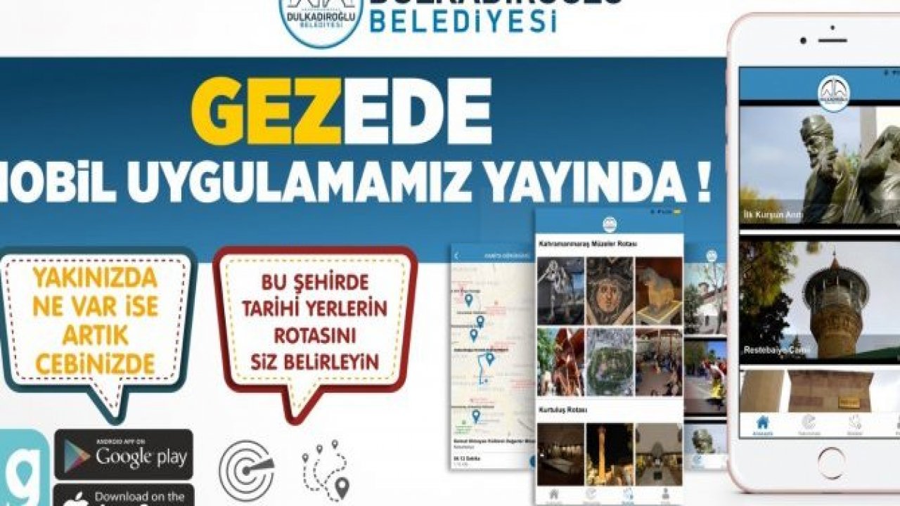 Dulkadiroğlu Belediyesinden ''GEZEDE'' Uygulaması