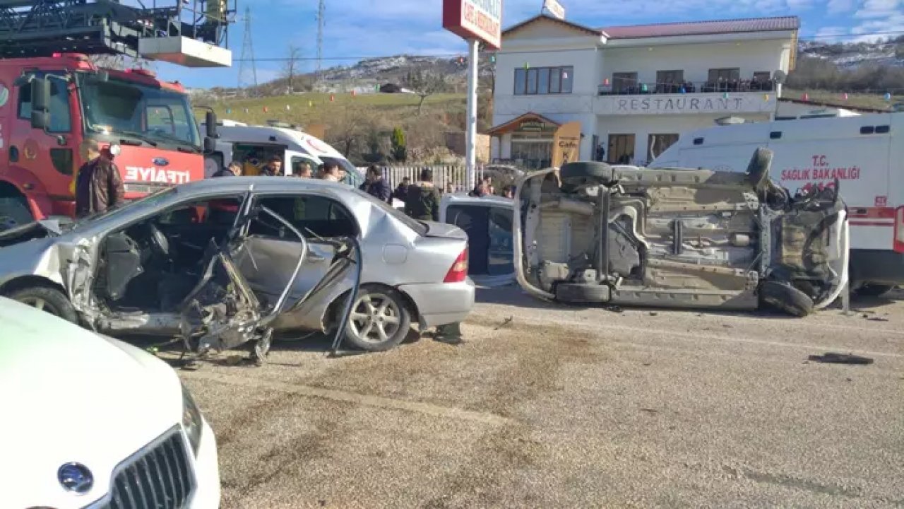 Gölbaşı-Kahramanmaraş yolunda kaza! 3 yaralı var