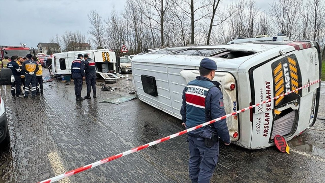 İşçi servisleri çarpıştı, 1 kişi hayatını kaybetti, 29 kişi yaralandı!