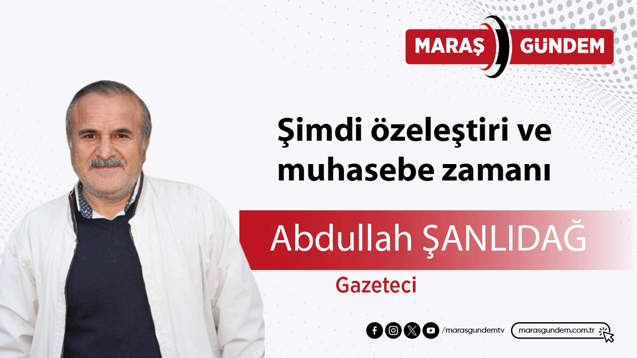 Şimdi özeleştiri ve muhasebe zamanı