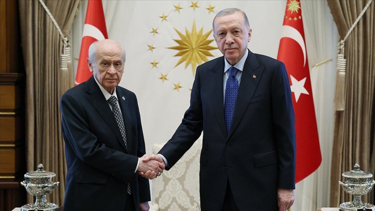 Cumhurbaşkanı Erdoğan, Bahçeli'yi kabul etti!