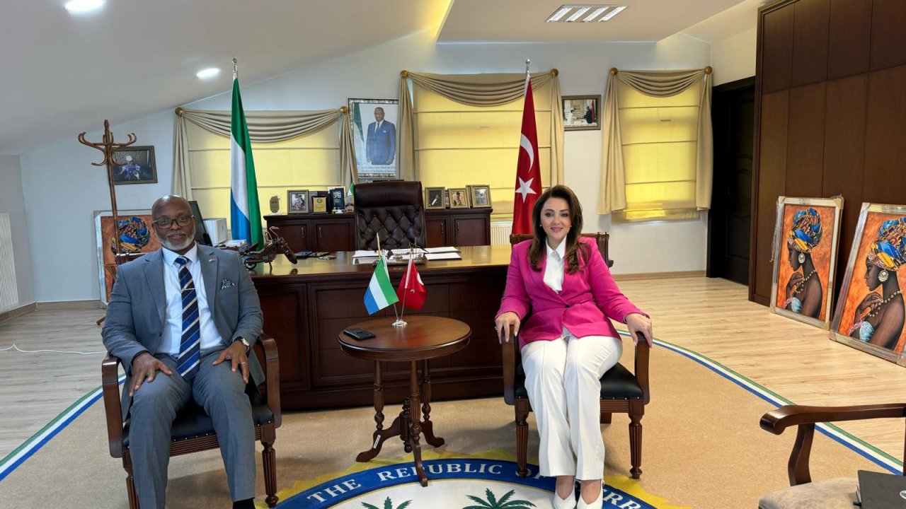 ULUSKON’dan Sierra Leone'nin Türkiye'deki İlk Büyükelçisi’ne ziyaret