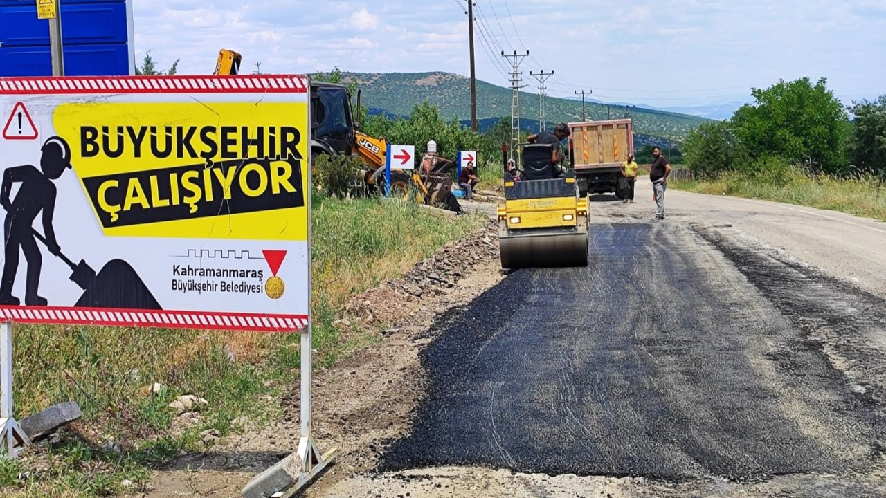 Kahramanmaraş’ta Göksun – Elbistan Bağlantı Yolu Bakıma alındı!