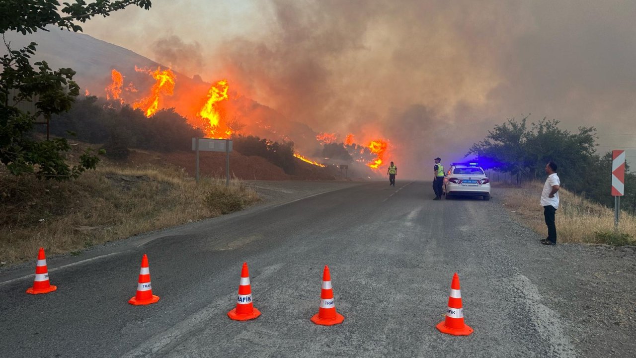 Kahramanmaraş'ta yangınlar başladı! 10 hektar alan zarar gördü!