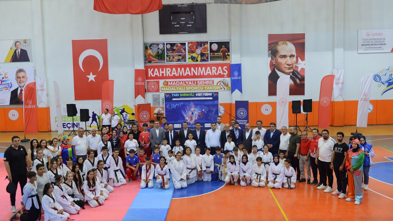 Kahramanmaraş’ta Yaz Spor Okulları başladı!