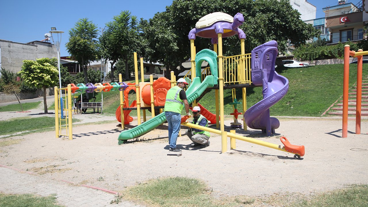 Dulkadiroğlu Arslanbey Mahallesi Tepe Parkı Yenilendi