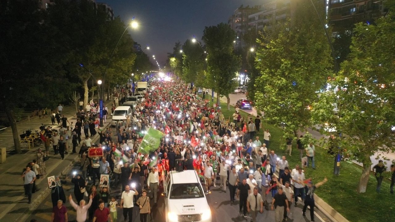 Kahramanmaraş’ta Heniyye suikastı protesto edildi!