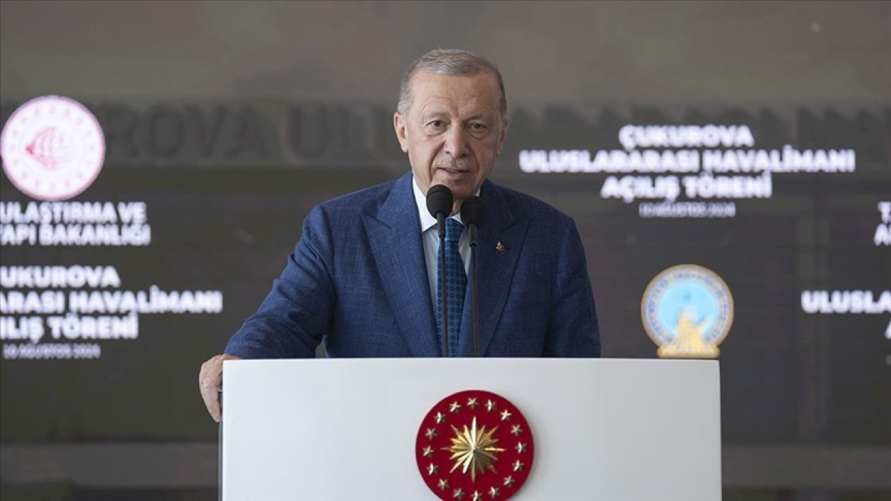 Cumhurbaşkanı Erdoğan Mersin’de havalimanı açtı!