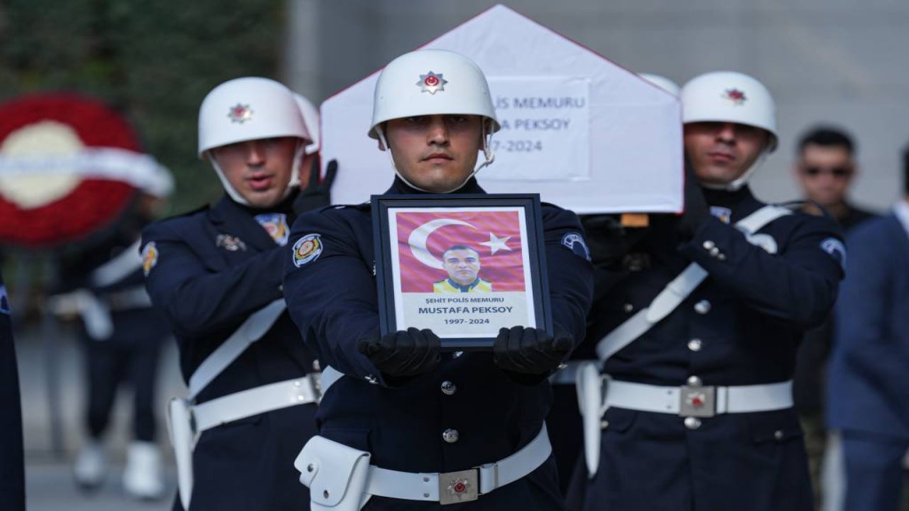 Kahramanmaraşlı şehit polis için cenaze töreni düzenlendi!