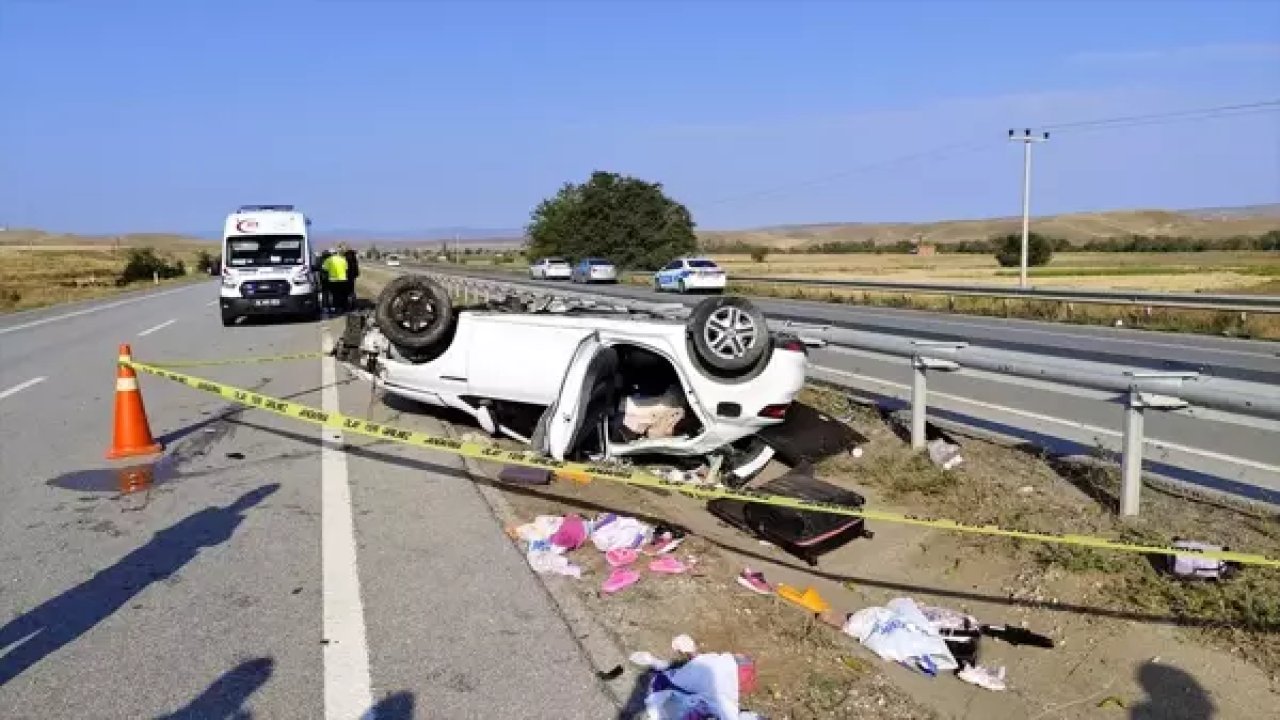 Feci kaza! Polis çift hayatını kaybetti, çocukları yaralandı