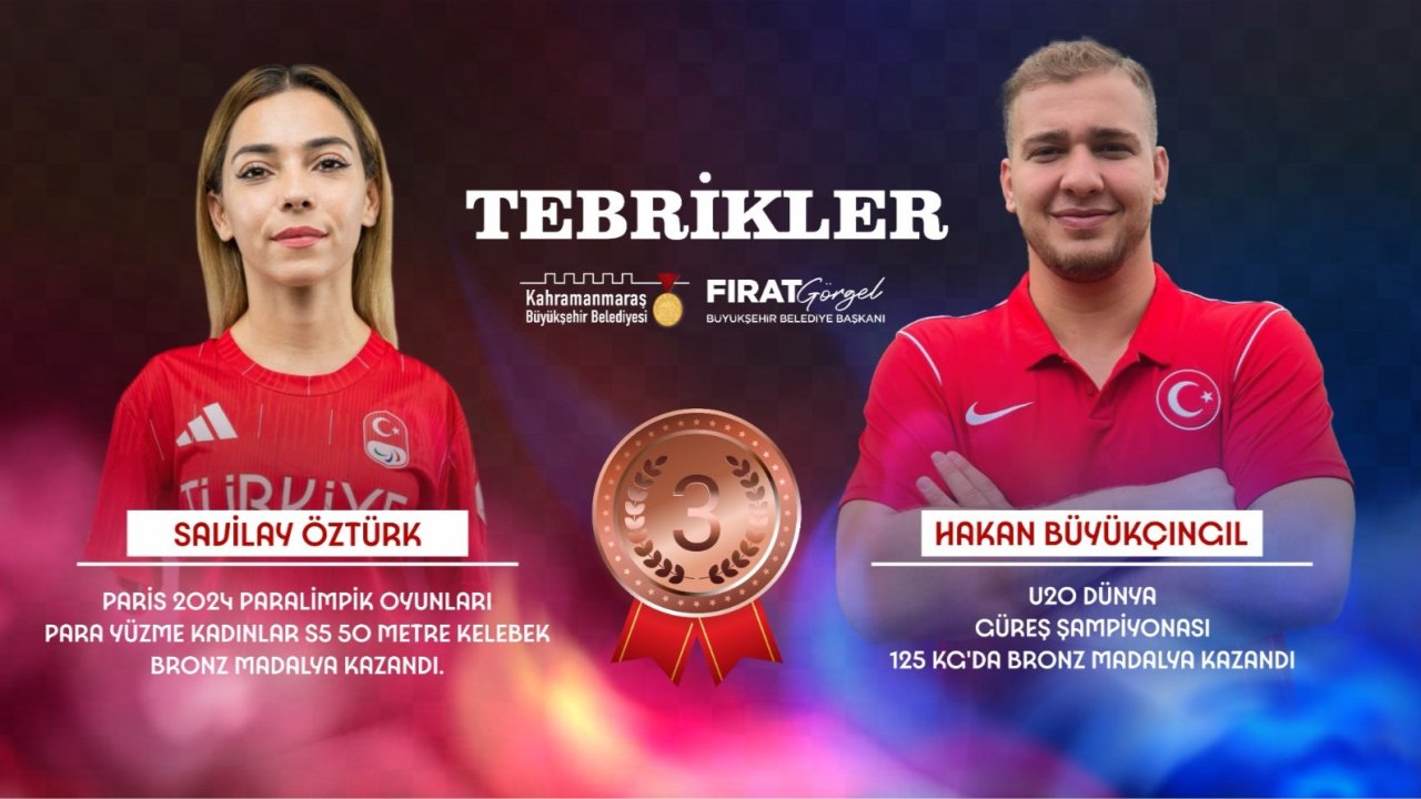 Başkan Görgel’den Kahramanmaraşlı Milli Sporcular’a Tebrik!